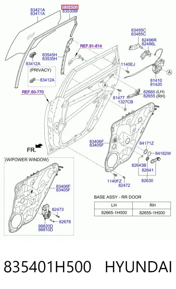  835401H500 Hyundai/Kia
