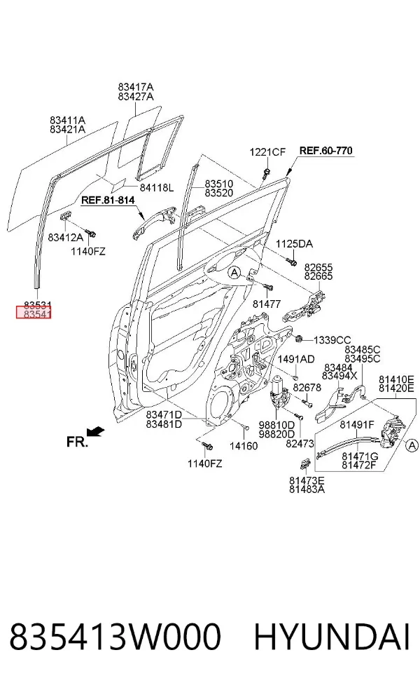  835413W000 Hyundai/Kia