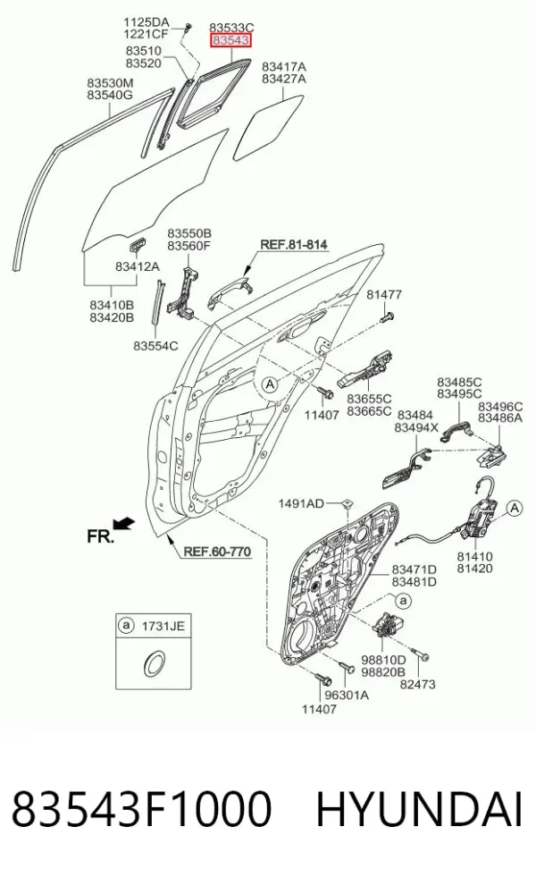  83543F1000 Hyundai/Kia