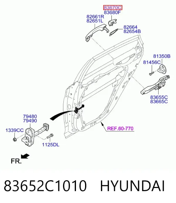  83652C1010 Hyundai/Kia