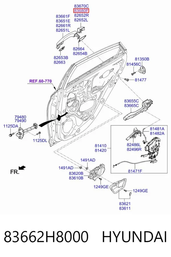  83662H8000 Hyundai/Kia
