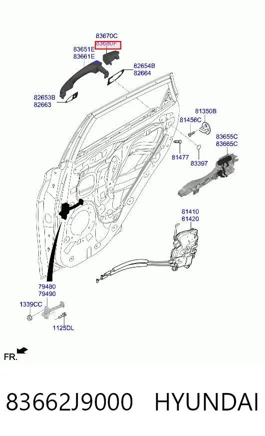  83662J9000 Hyundai/Kia
