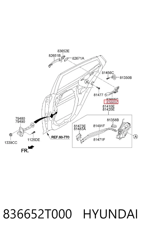  836652T000 Hyundai/Kia