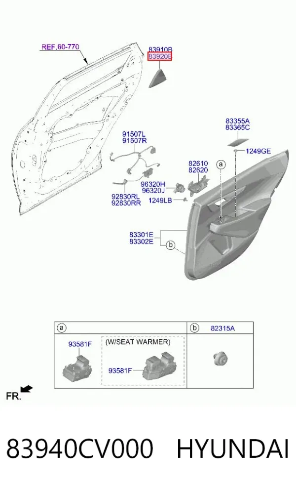  83940CV000 Hyundai/Kia