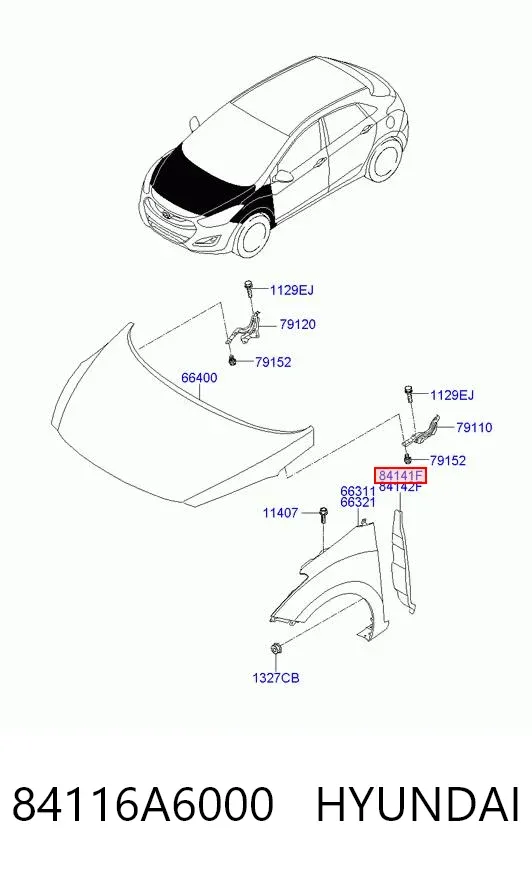  84116A6000 Hyundai/Kia