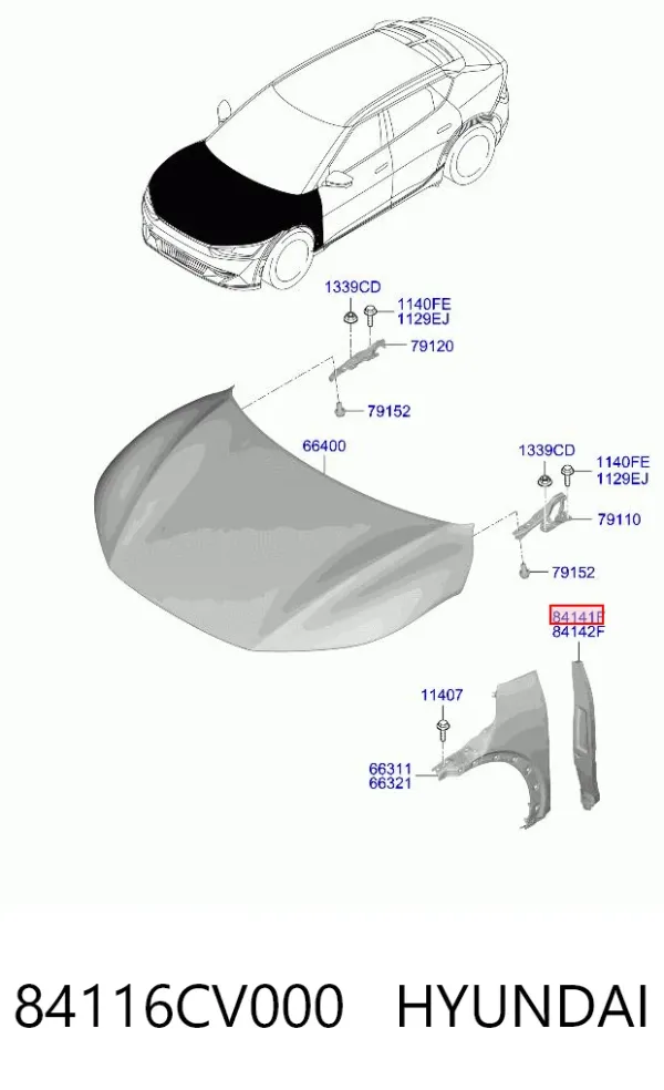  84116CV000 Hyundai/Kia
