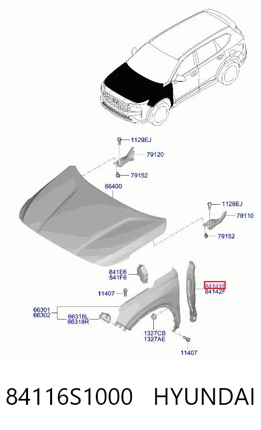  84116S1000 Hyundai/Kia