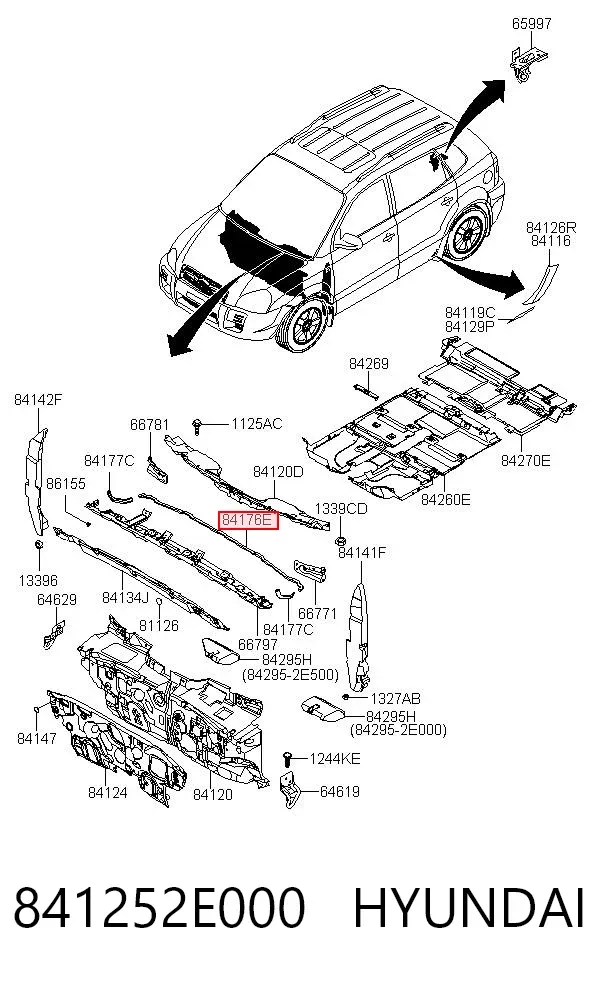  841252E000 Hyundai/Kia