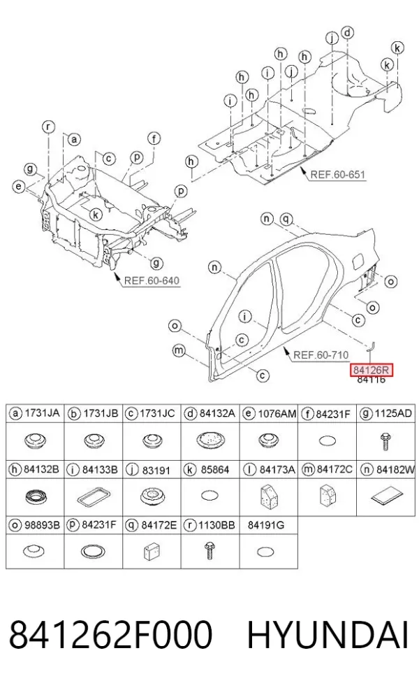  841262F000 Hyundai/Kia