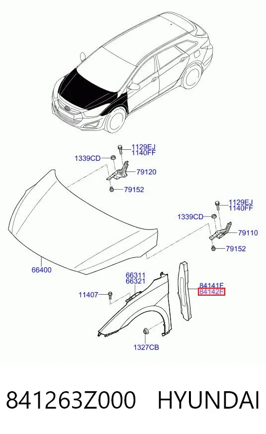  841263Z000 Hyundai/Kia