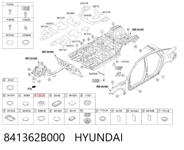  841362B000 Hyundai/Kia