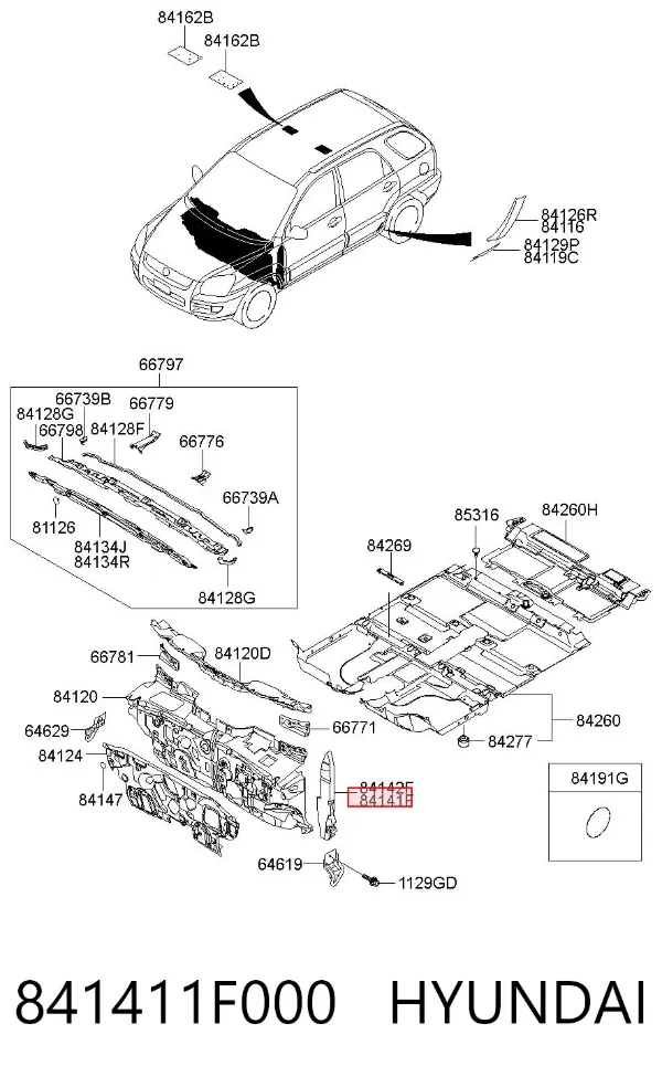  841411F000 Hyundai/Kia