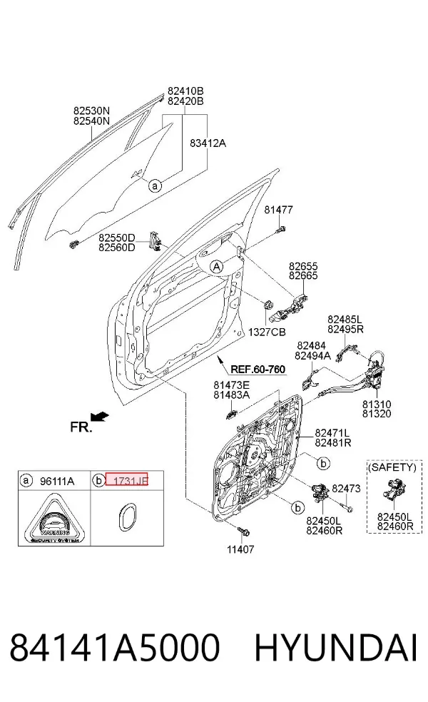  84141A5000 Hyundai/Kia