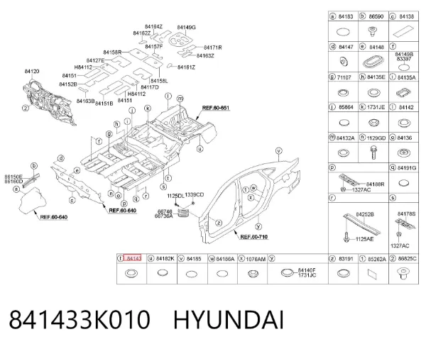  841433K010 Hyundai/Kia