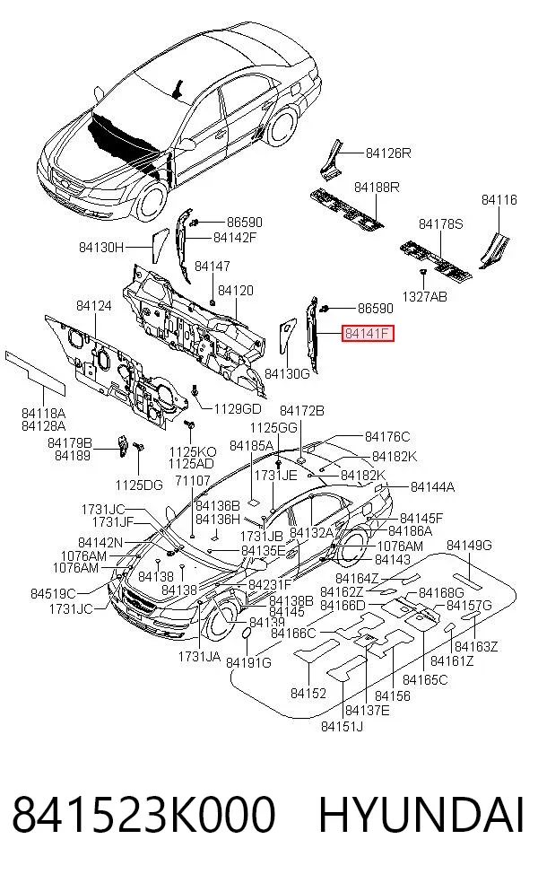  841523K000 Hyundai/Kia