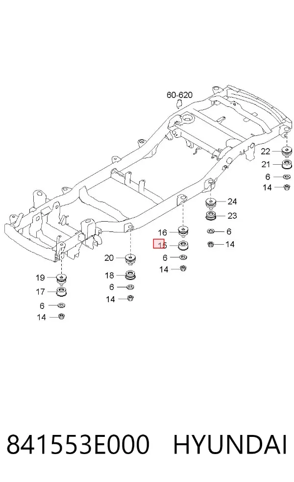  841553E000 Hyundai/Kia