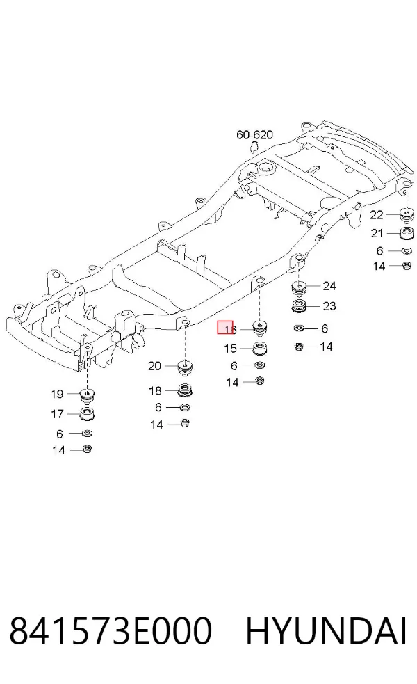  841573E000 Hyundai/Kia