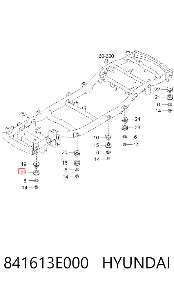  841613E000 Hyundai/Kia