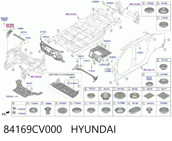  84169CV000 Hyundai/Kia