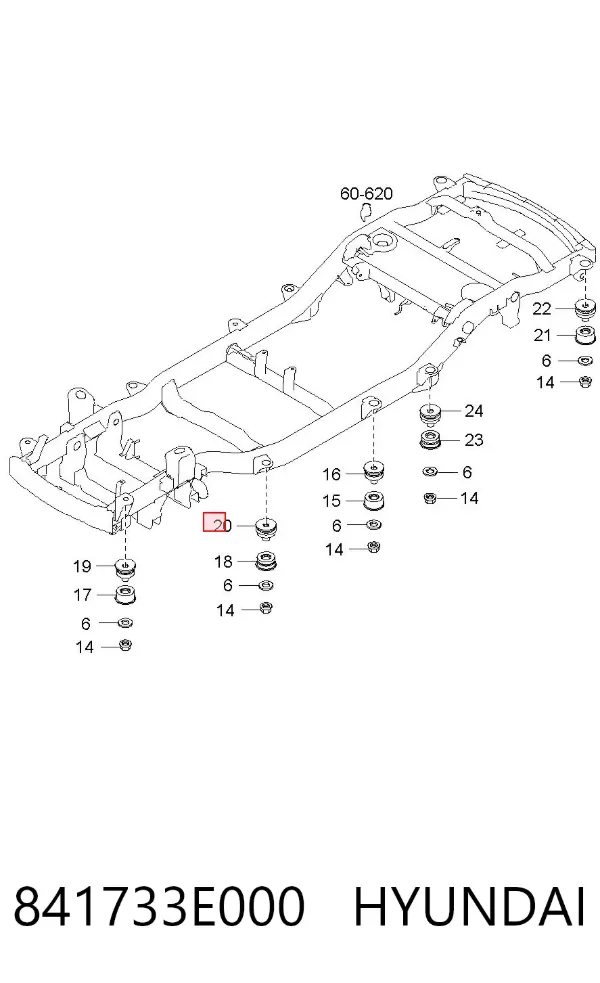  841733E000 Hyundai/Kia