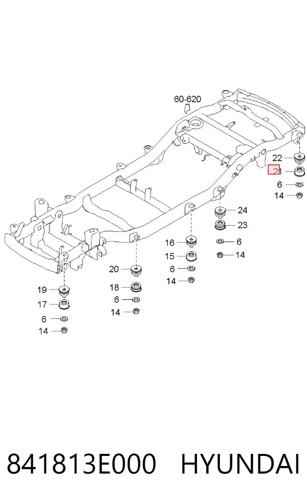  841813E000 Hyundai/Kia