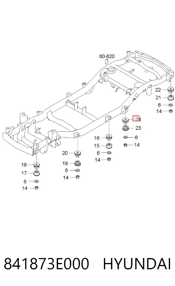  841873E000 Hyundai/Kia