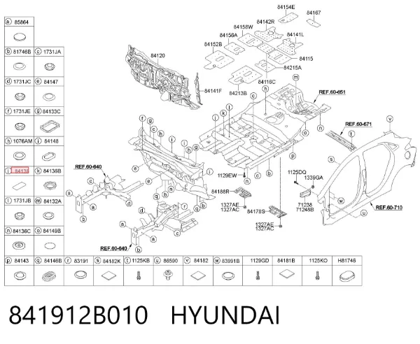  841912B010 Hyundai/Kia