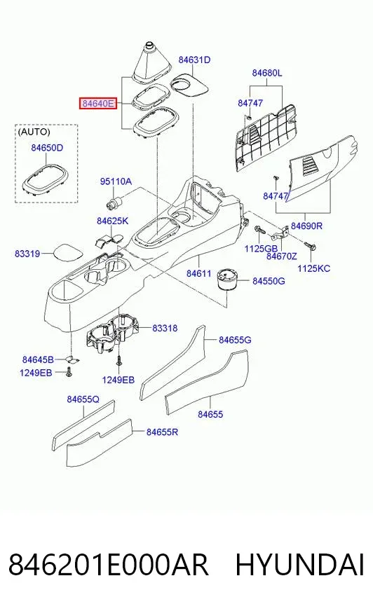  846201E000AR Hyundai/Kia