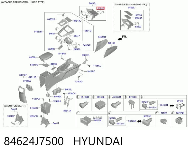  84624J7500 Hyundai/Kia