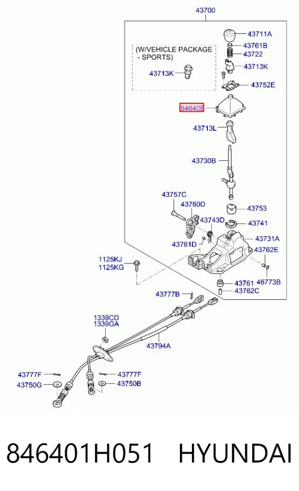  846401H051 Hyundai/Kia