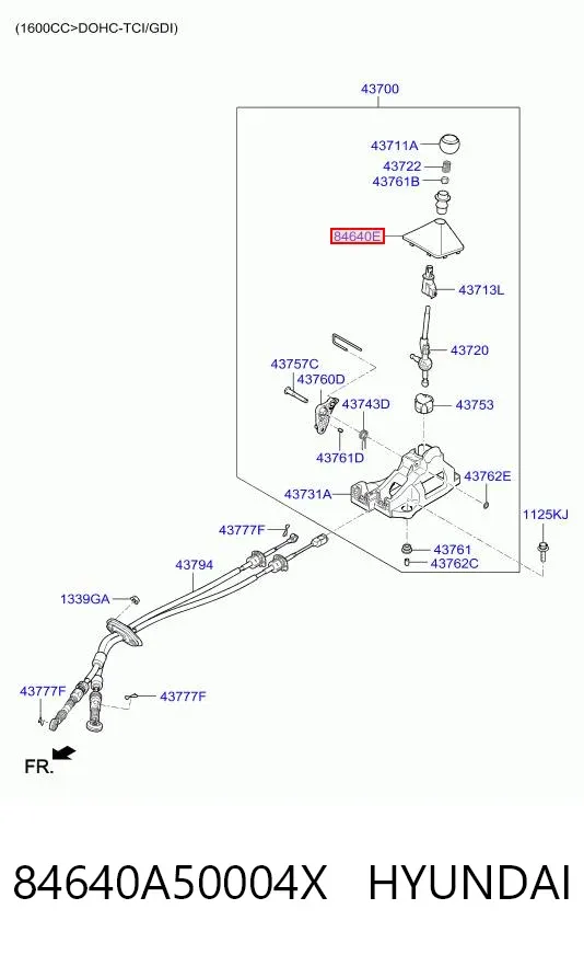  84640A50004X Hyundai/Kia