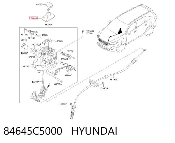  84645C5000 Hyundai/Kia