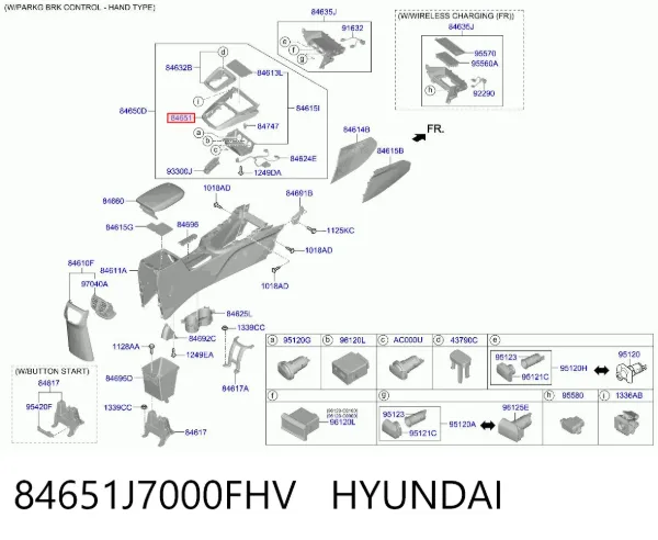  84651J7000FHV Hyundai/Kia