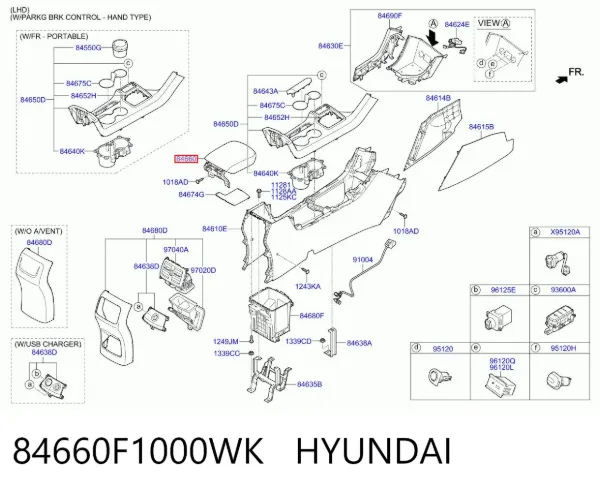  84660F1000WK Hyundai/Kia