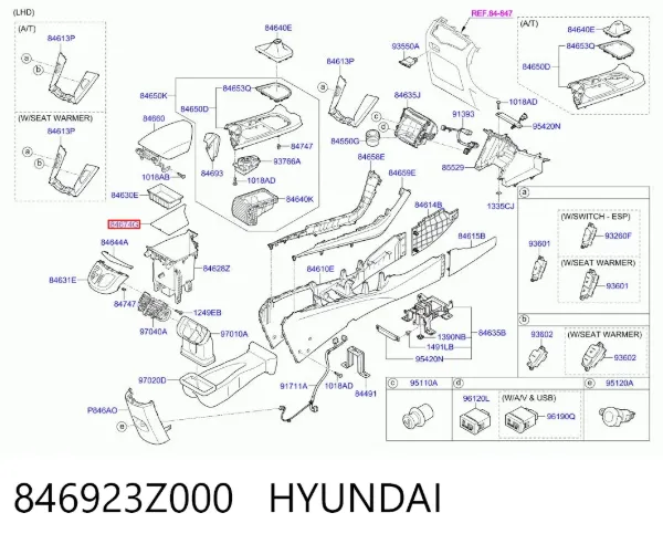 846923Z000 Hyundai/Kia