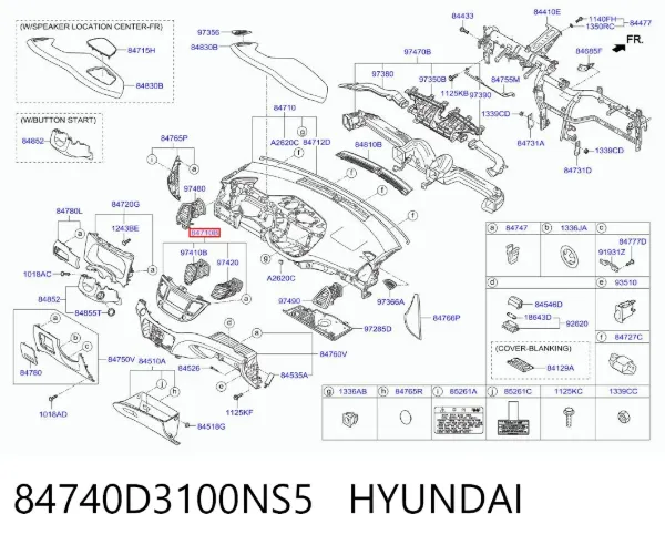  84740D3100NS5 Hyundai/Kia