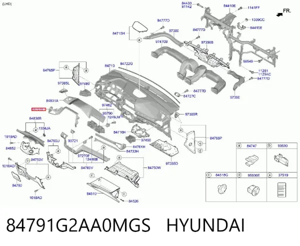  84791G2AA0MGS Hyundai/Kia