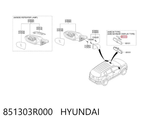  851303R000 Hyundai/Kia