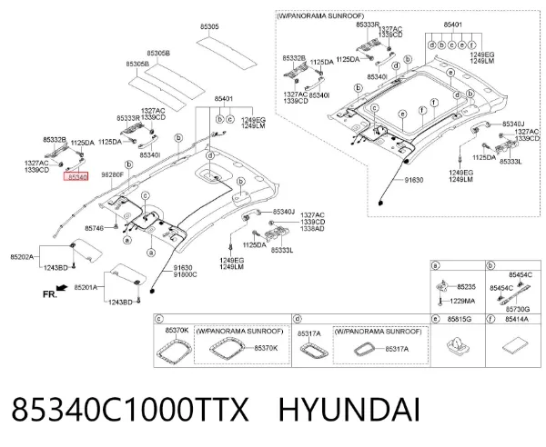  85340C1000TTX Hyundai/Kia