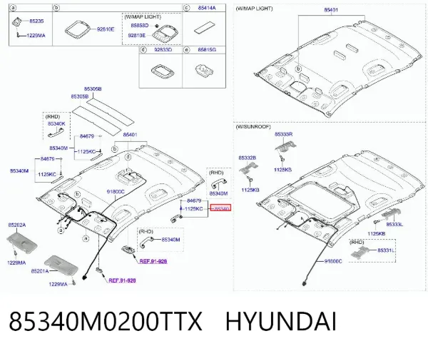  85340M0200TTX Hyundai/Kia