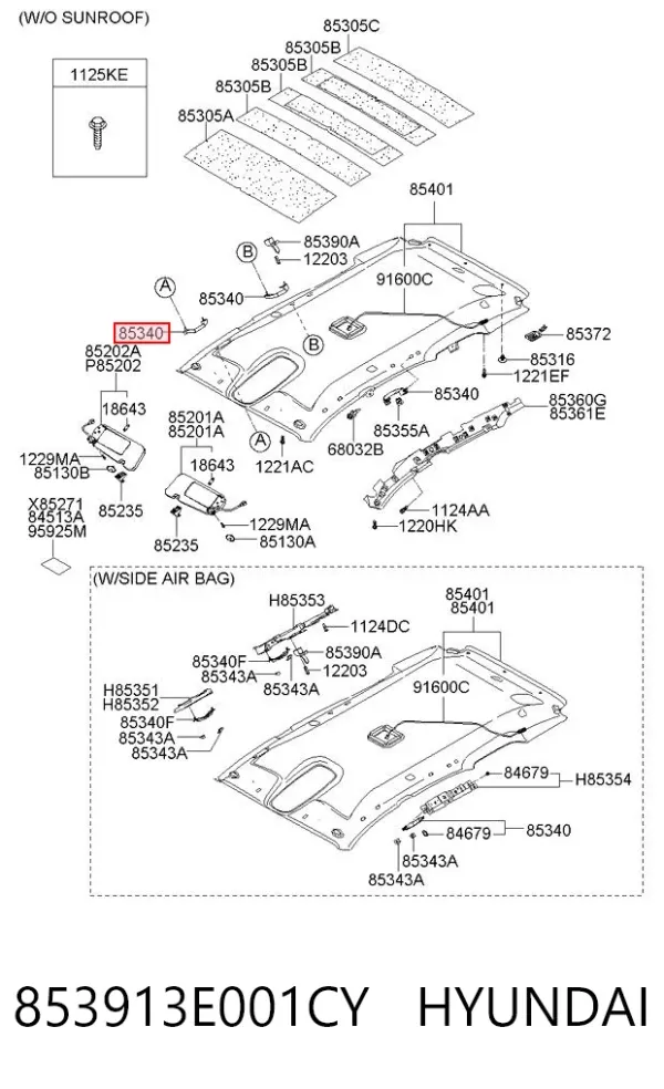  853913E001CY Hyundai/Kia