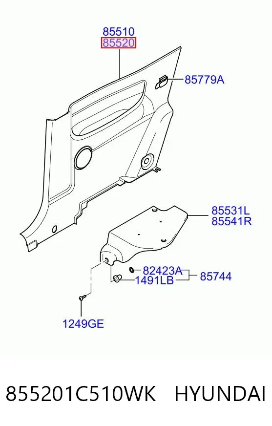  855201C510WK Hyundai/Kia