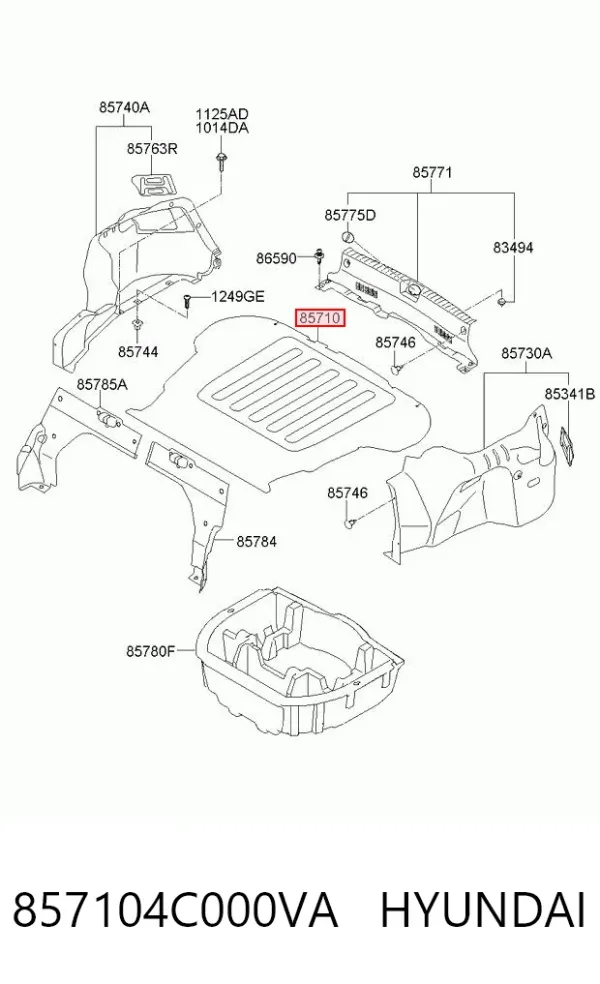  857104C000VA Hyundai/Kia
