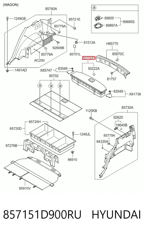  857151D900RU Hyundai/Kia