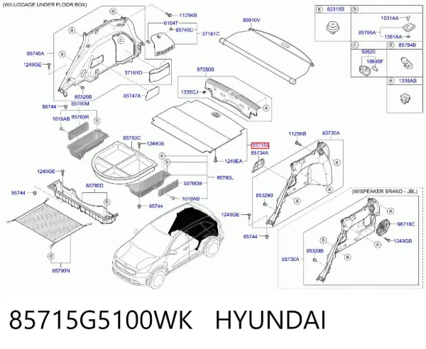  85715G5100WK Hyundai/Kia