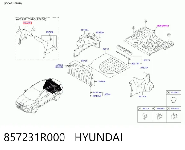  857231R000 Hyundai/Kia