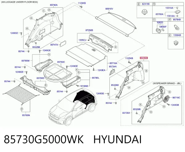  85730G5000WK Hyundai/Kia
