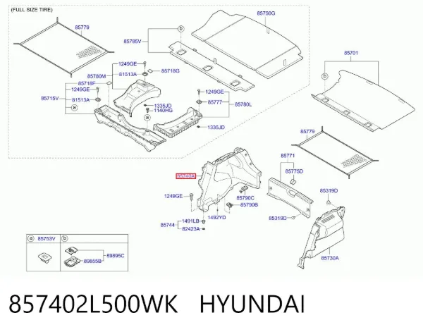  857402L500WK Hyundai/Kia