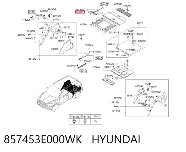  857453E000WK Hyundai/Kia