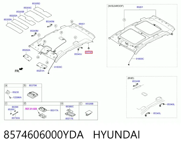Пістон (кліп) кріплення бампера заднього 8574606000YDA Hyundai/Kia